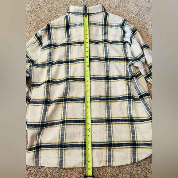NWOT Madewell Oversized Ex-Boyfriend Shacket in “Caney Plaid” Pattern. - Picture 14 of 16